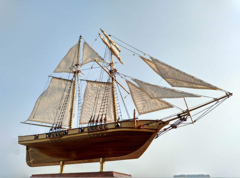 DIY Boat Model Kit Wooden Antique Boat Building Kit