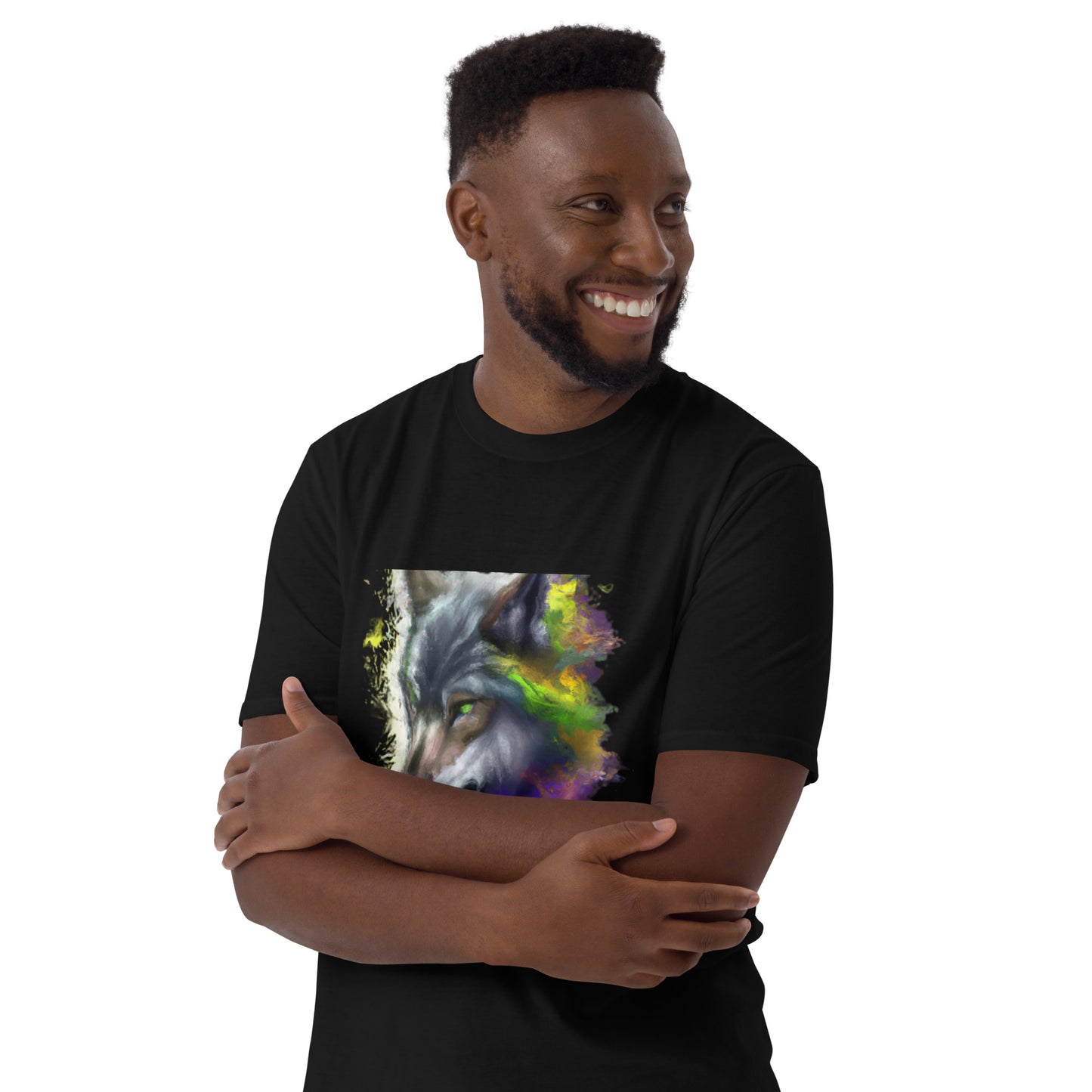Unisex Wolf art T-Shirt