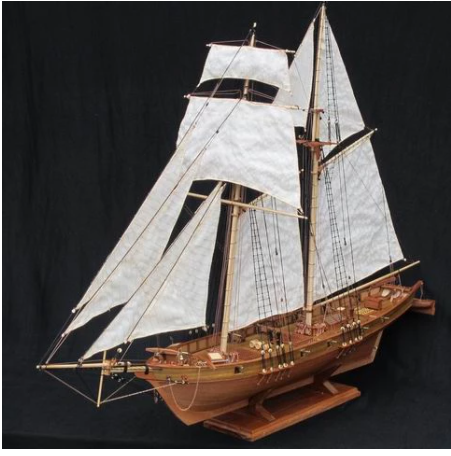 DIY Boat Model Kit Wooden Antique Boat Building Kit