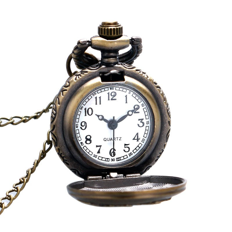 Mini sailboat quartz pocket watch